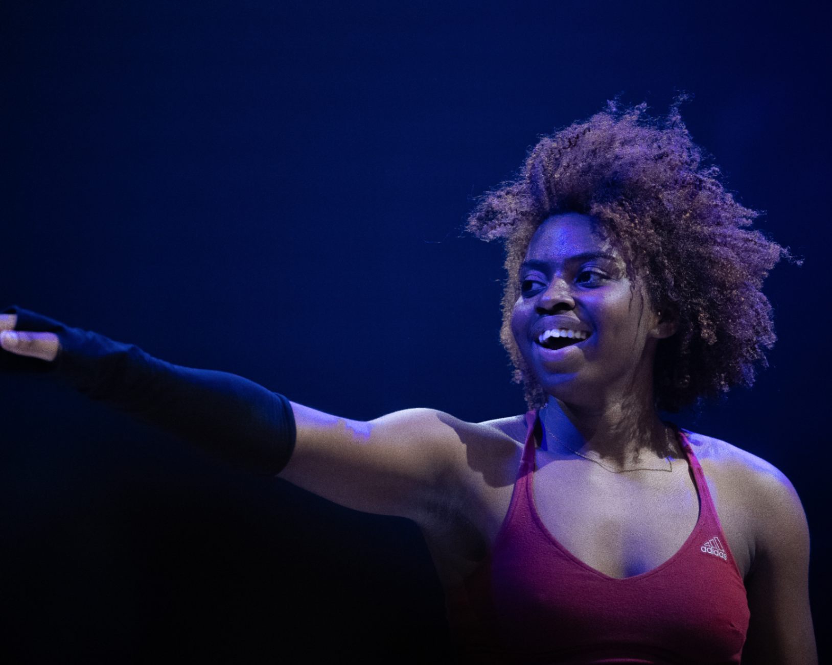danseuse à un évènement de danse