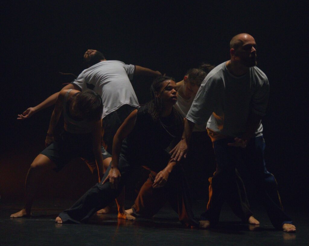 danseurs sur un plateau en résidence